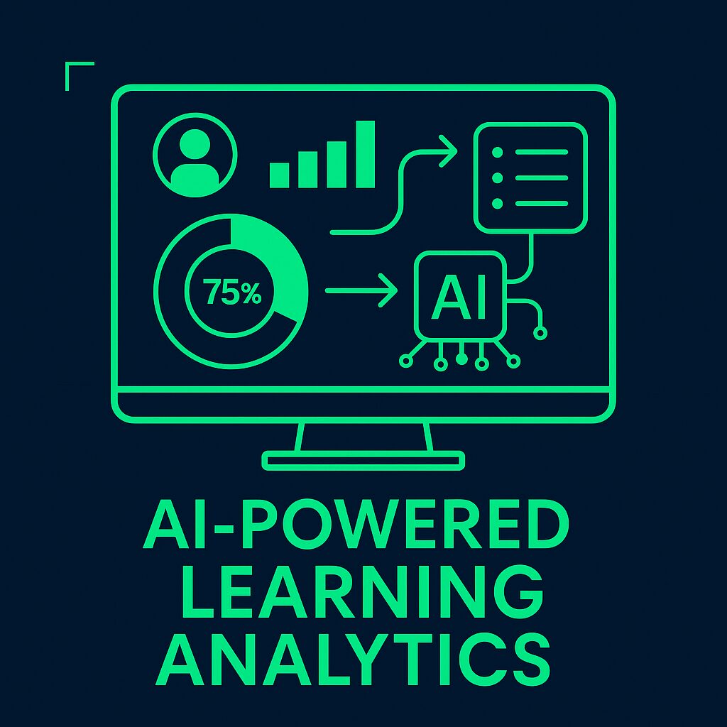 Learning analytics dashboard with student data